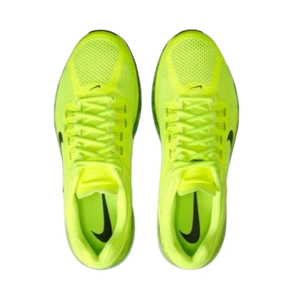 Nike Air Max 2013 Volt Black Mens 10.5 Running Shoes 554886-700 sneakers - Picture 5 of 6